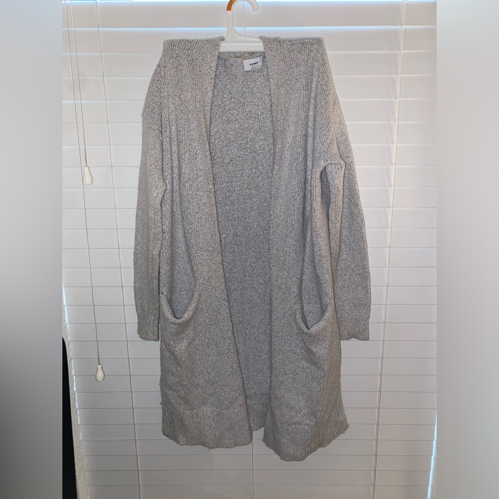 Old navy long grey sweater